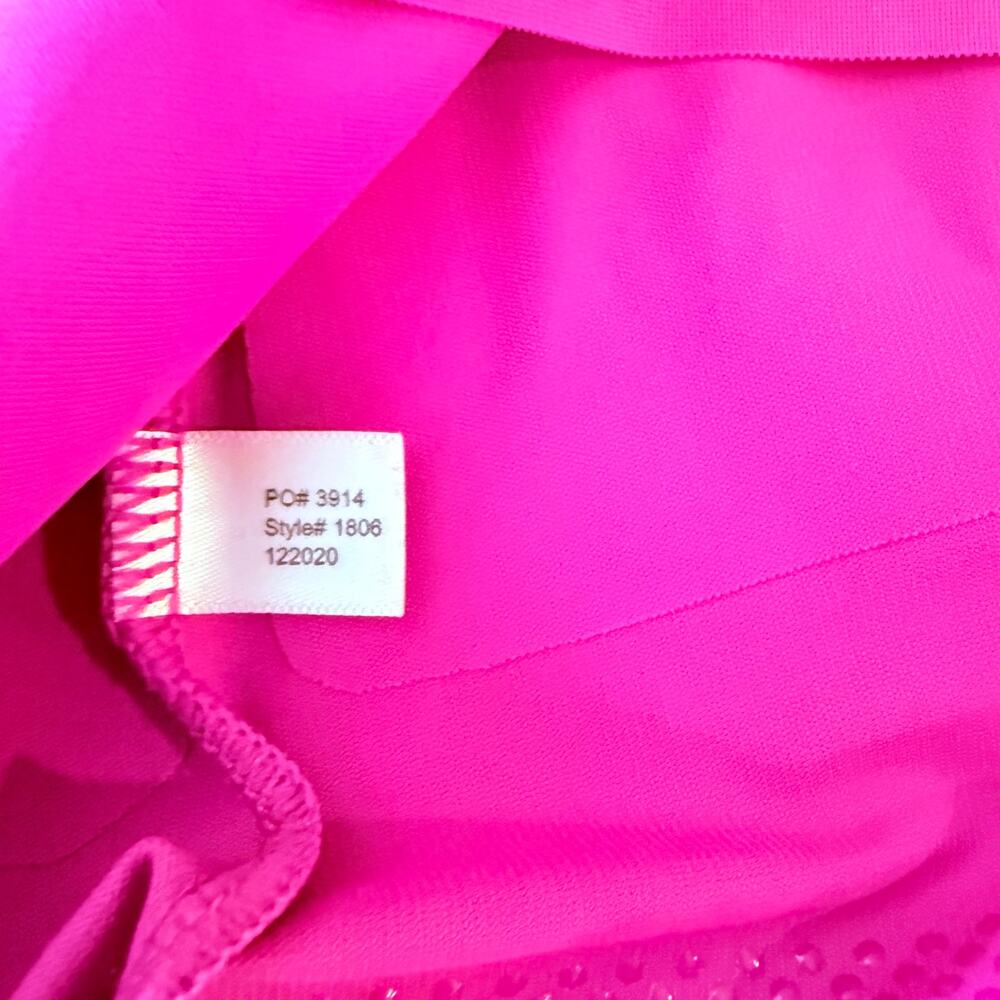 Ruby Ribbon Cami Size 36 Heritage Sheer Hot Pink - Picture 8 of 9